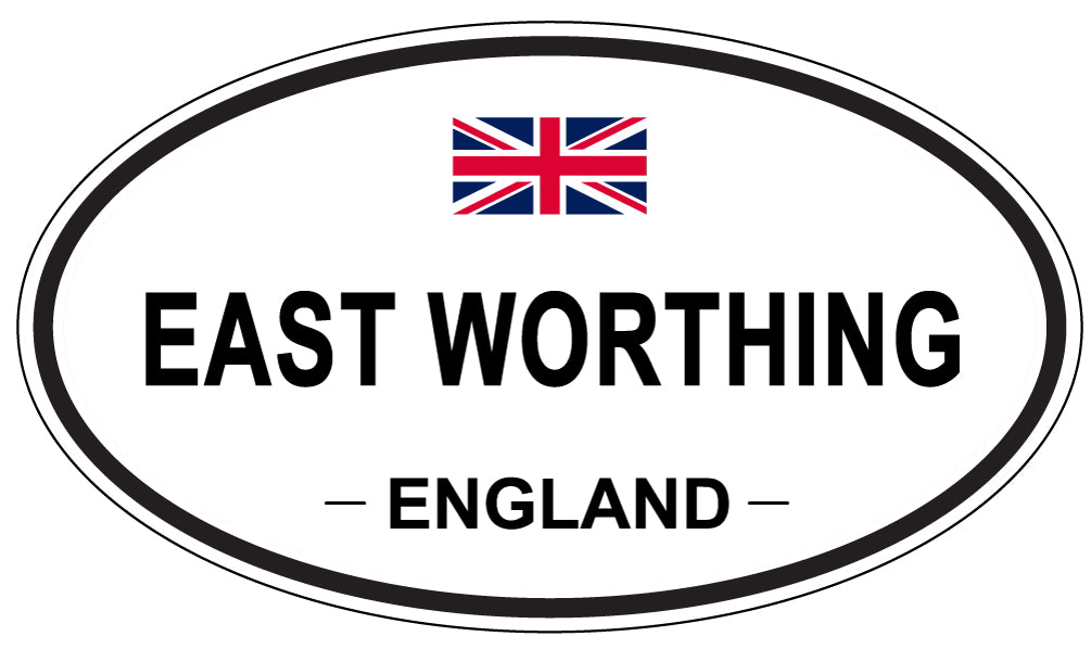 EAST WORTHING, England - Oval Magnet