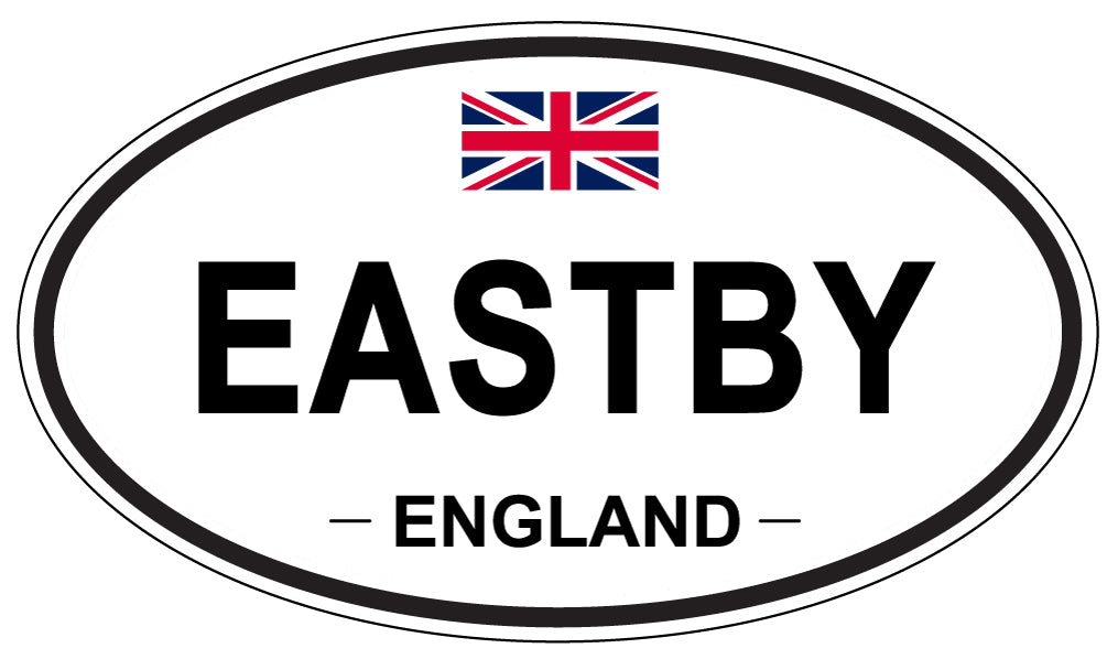 EASTBY, England - Oval Magnet