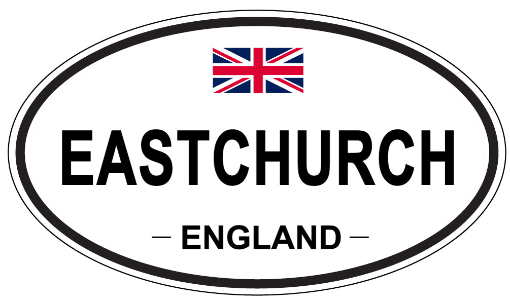 EASTCHURCH, England - Oval Magnet