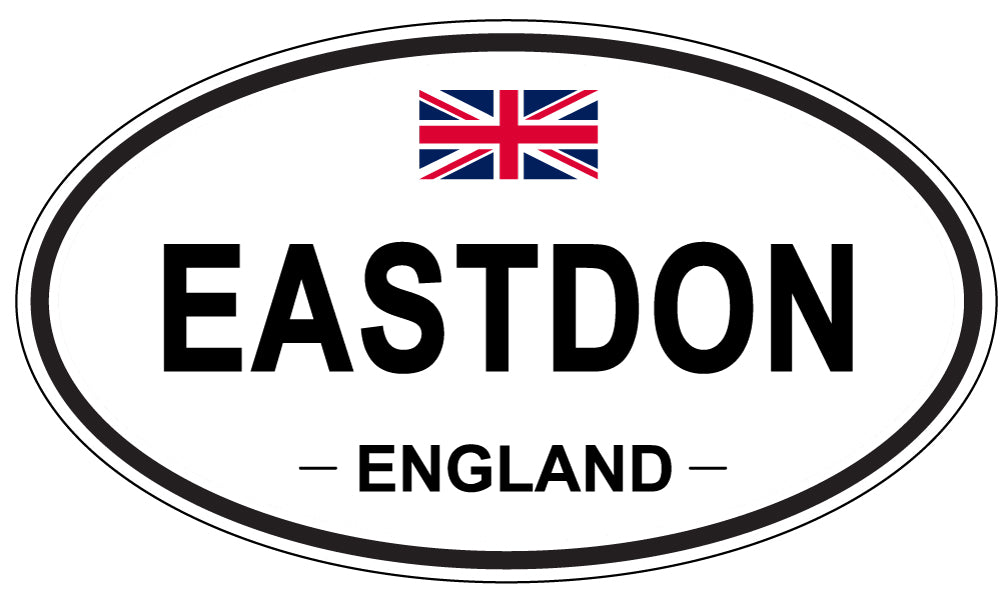 EASTDON, England - Oval Magnet