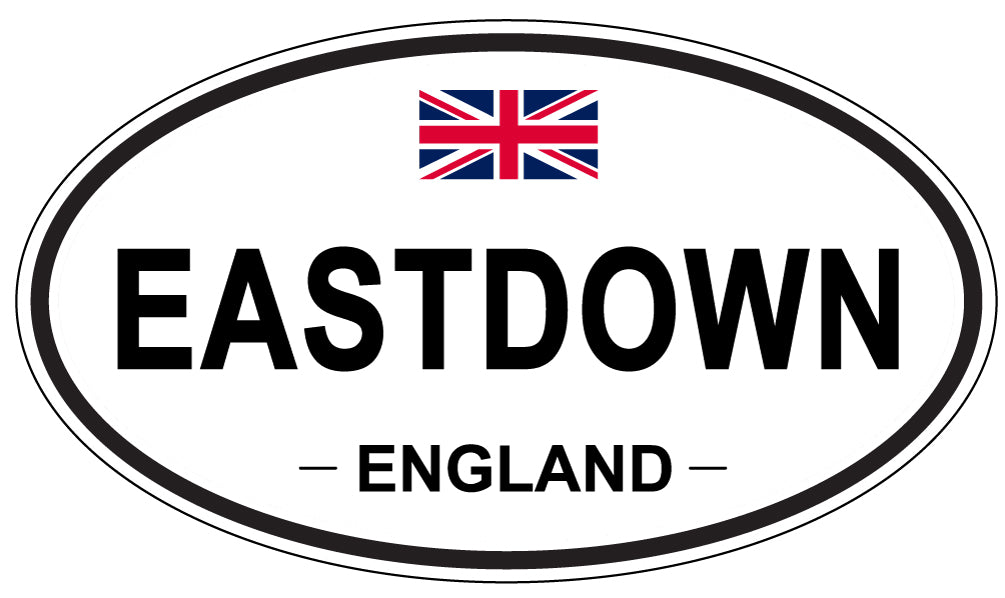 EASTDOWN, England - Oval Magnet