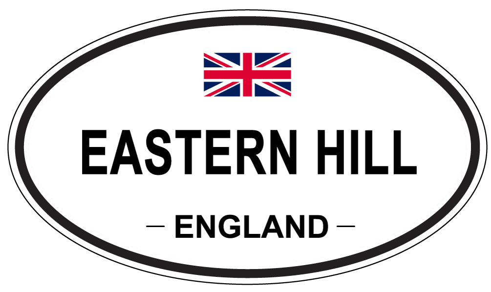 EASTERN HILL, England - Oval Magnet