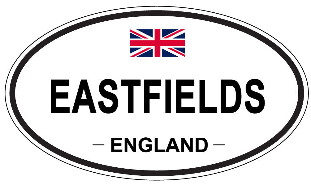 EASTFIELDS, England - Oval Magnet