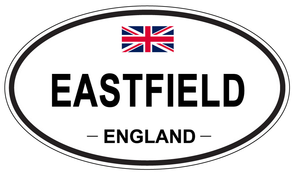 EASTFIELD, England - Oval Magnet