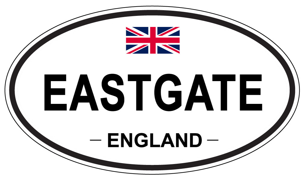 EASTGATE, England - Oval Magnet