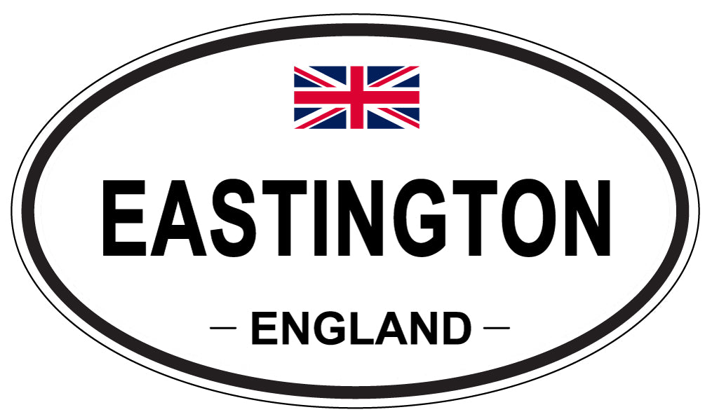 EASTINGTON, England - Oval Magnet