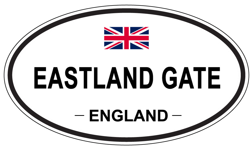 EASTLAND GATE, England - Oval Magnet