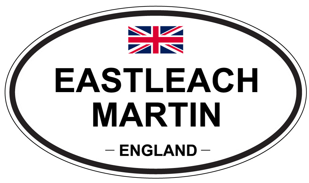 EASTLEACH MARTIN, England - Oval Magnet