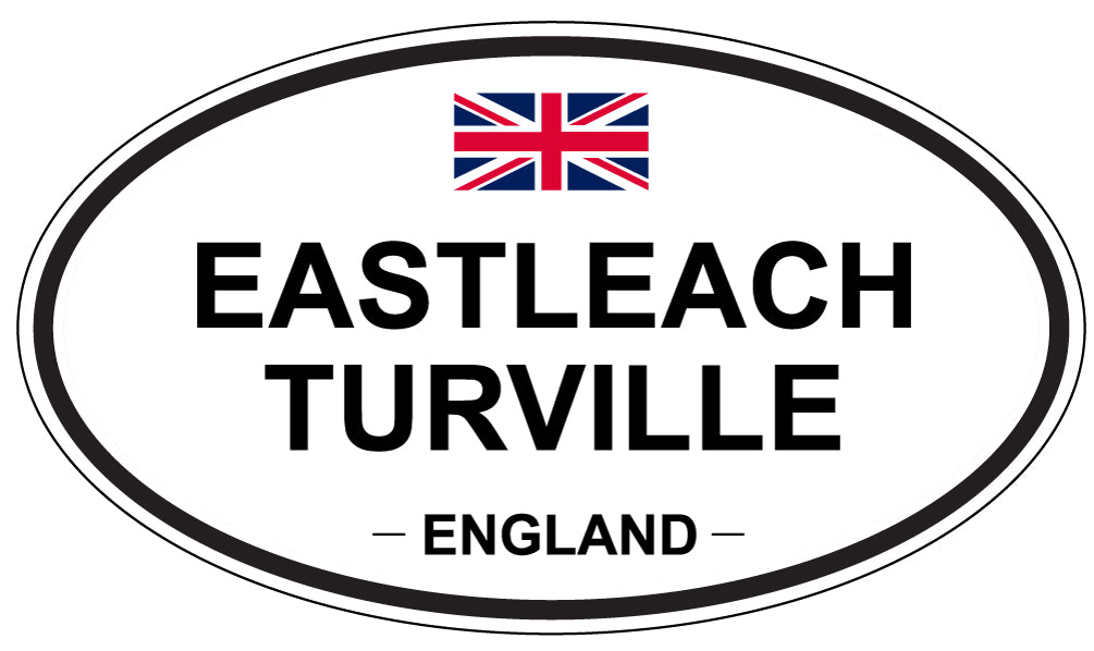 EASTLEACH TURVILLE, England - Oval Magnet