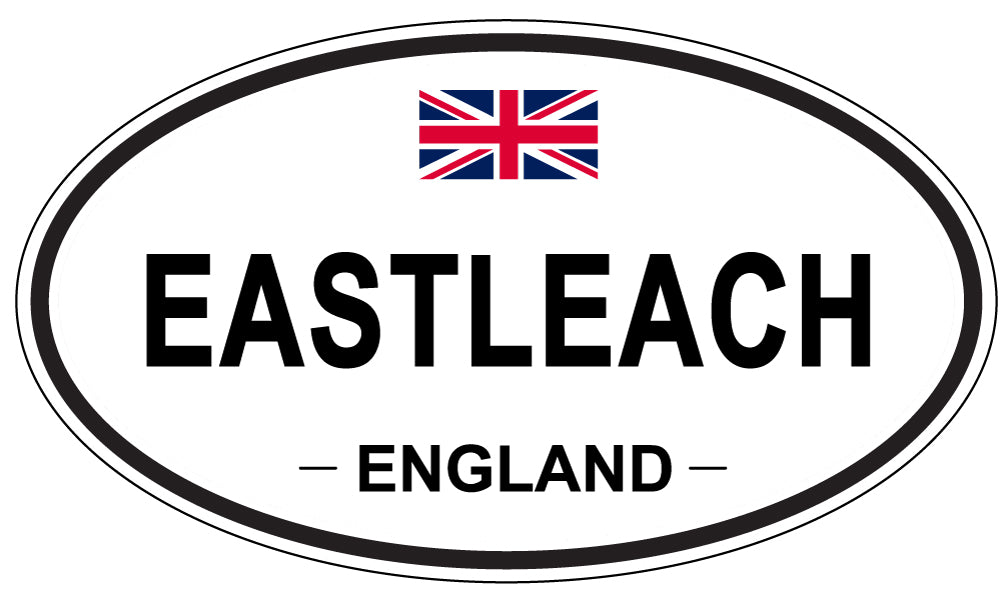 EASTLEACH, England - Oval Magnet