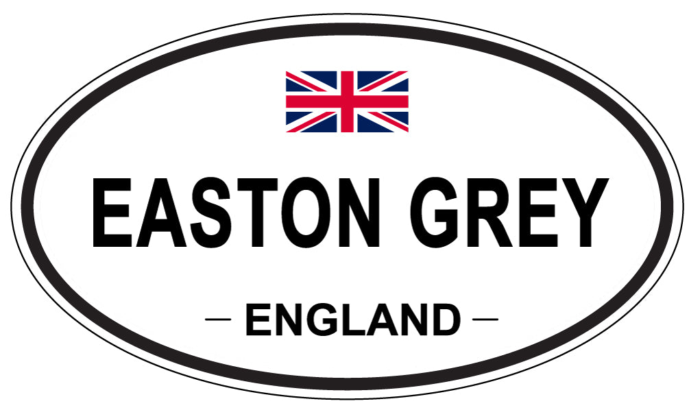 EASTON GREY, England - Oval Magnet