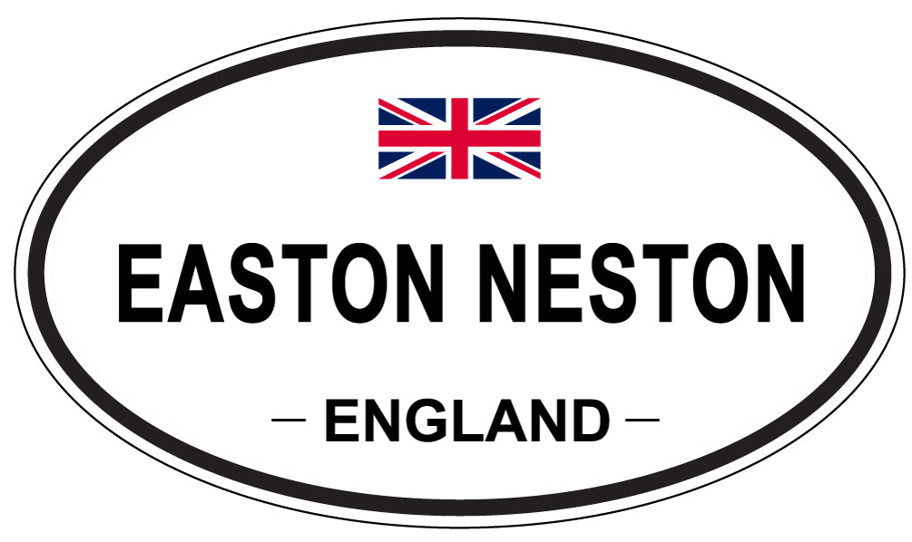 EASTON NESTON, England - Oval Magnet