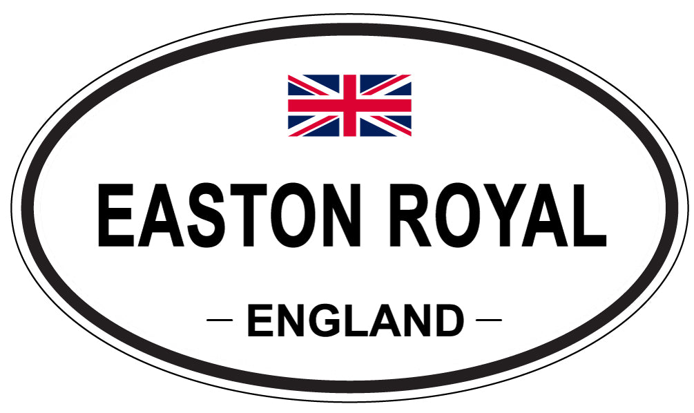 EASTON ROYAL, England - Oval Magnet