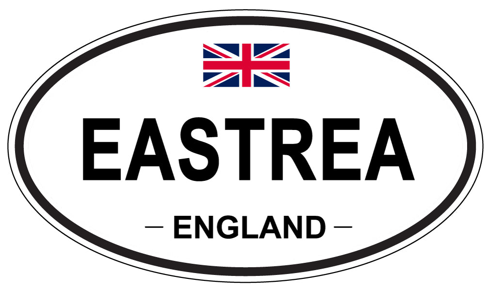 EASTREA, England - Oval Magnet