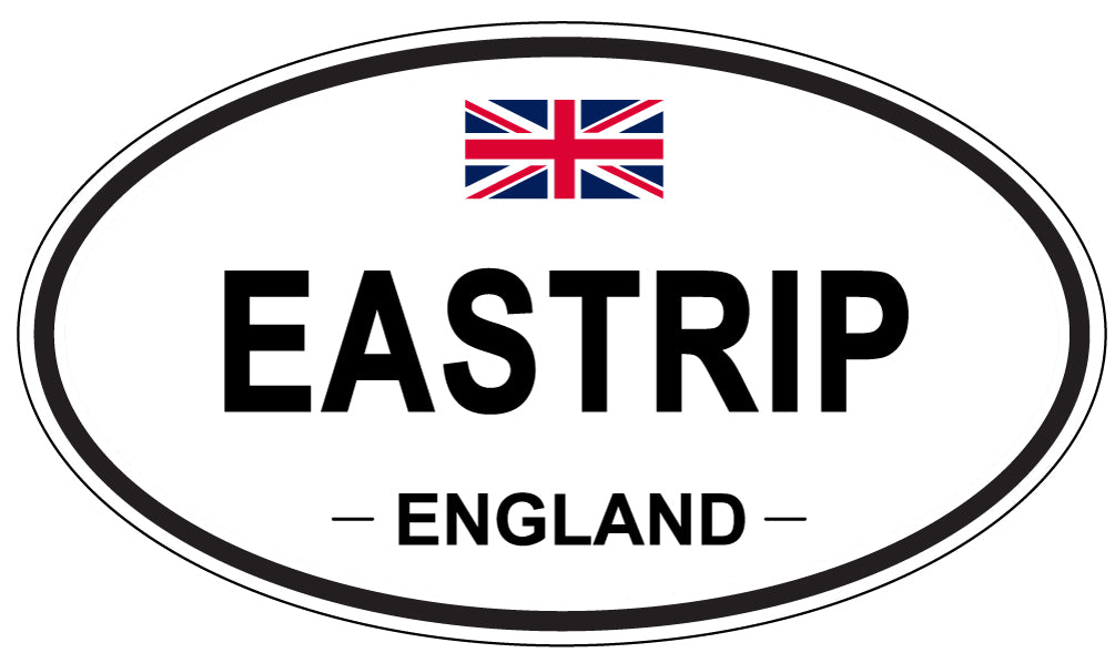 EASTRIP, England - Oval Magnet