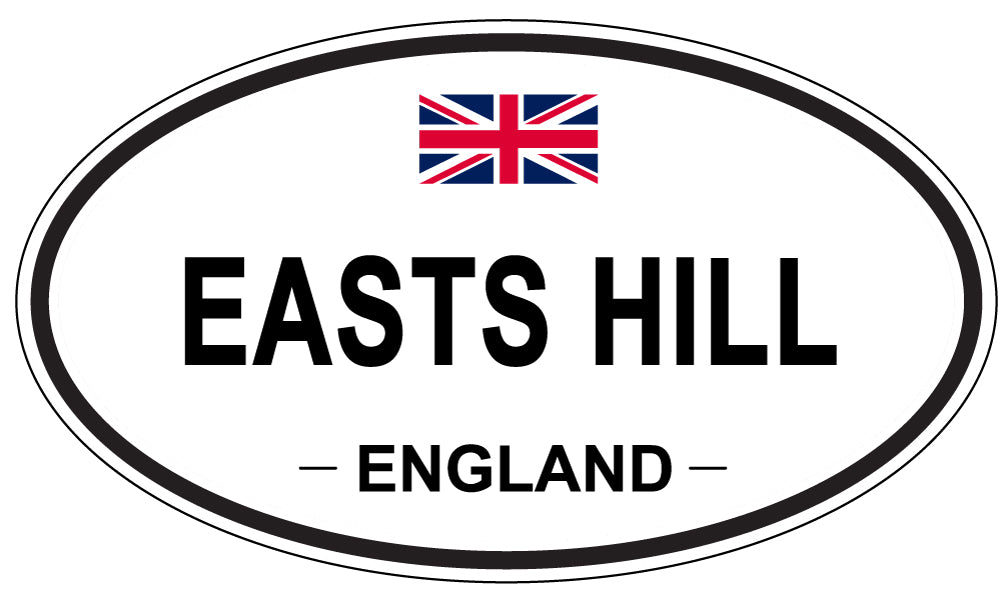 EASTS HILL, England - Oval Magnet