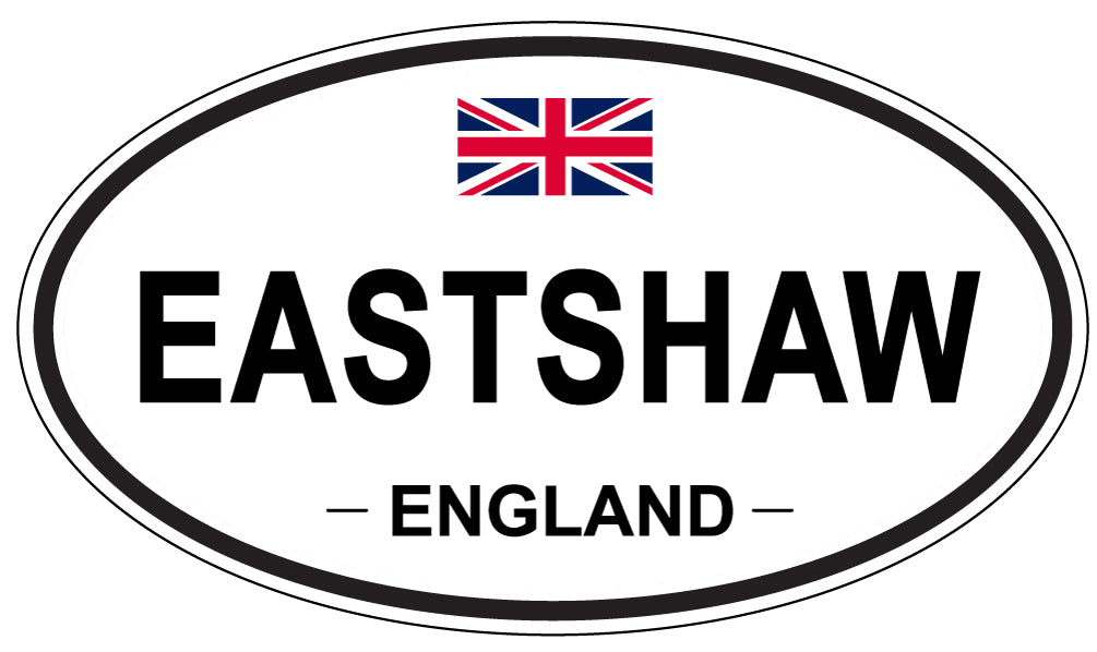 EASTSHAW, England - Oval Magnet