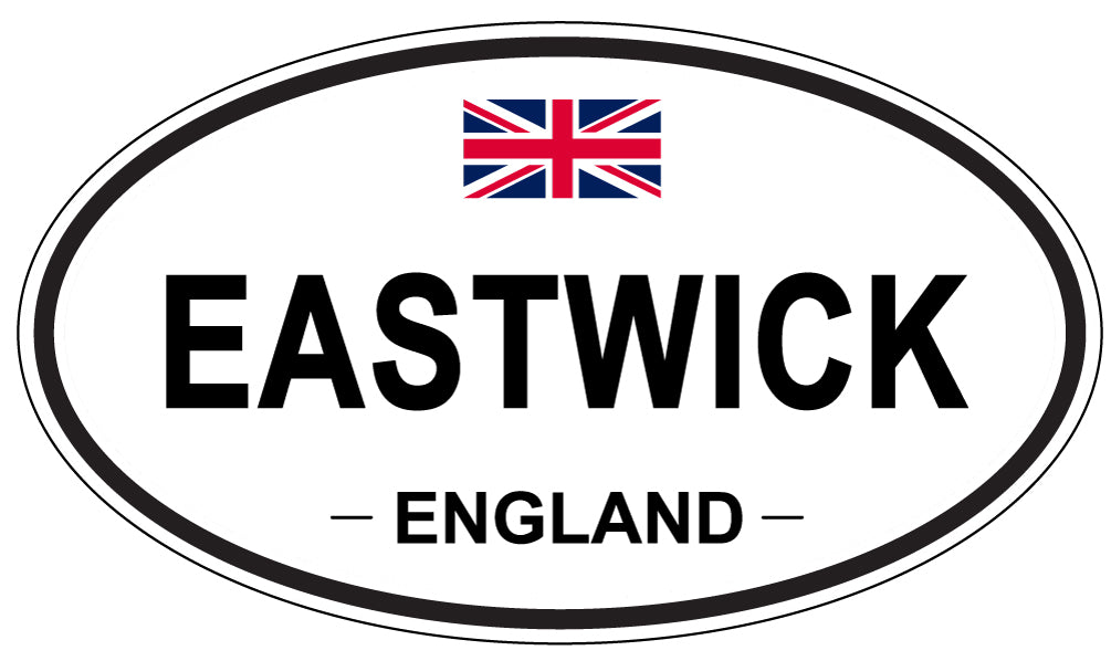 EASTWICK, ENGLAND - Oval Sticker