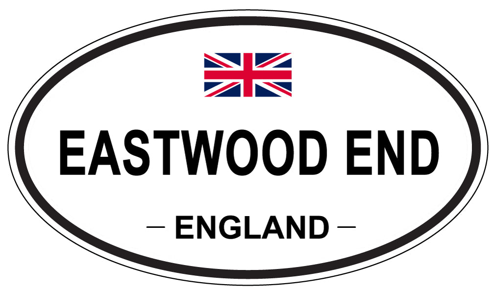 EASTWOOD END, England - Oval Magnet