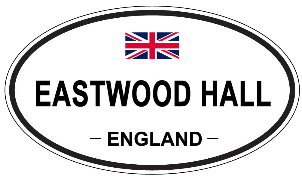 EASTWOOD HALL, England - Oval Magnet