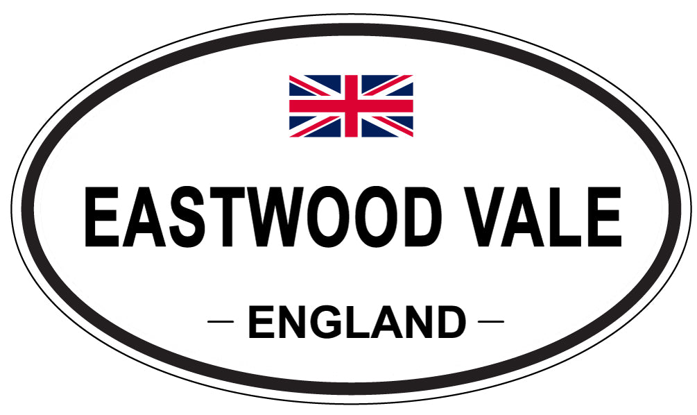 EASTWOOD VALE, England - Oval Magnet
