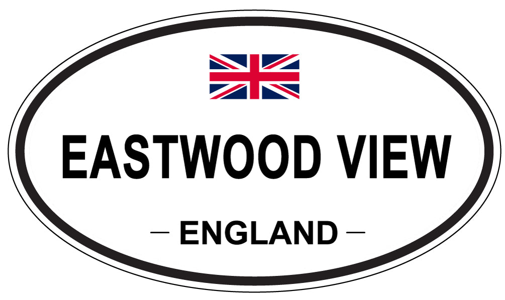 EASTWOOD VIEW, England - Oval Magnet