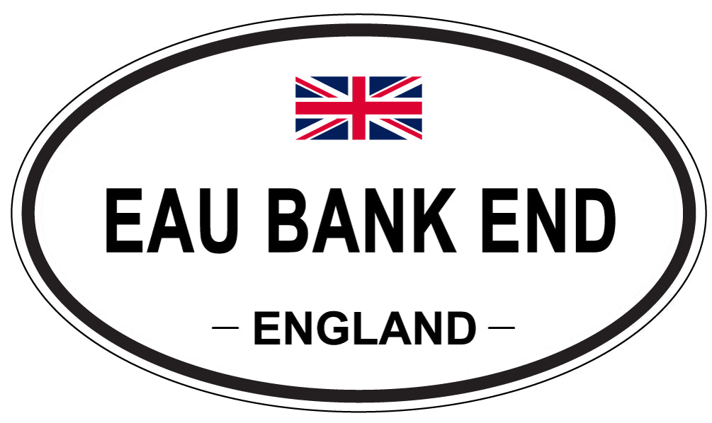 EAU BANK END, England - Oval Magnet