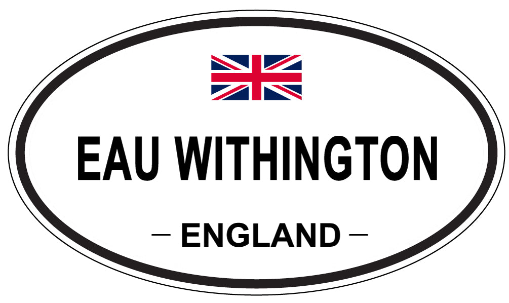EAU WITHINGTON, England - Oval Magnet