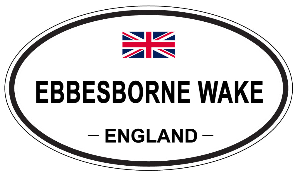 EBBESBORNE WAKE, England - Oval Magnet