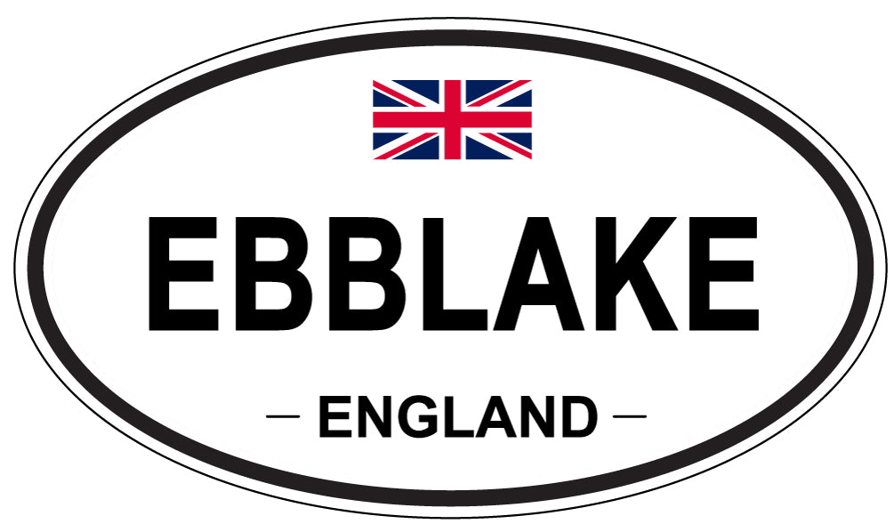 EBBLAKE, England - Oval Magnet