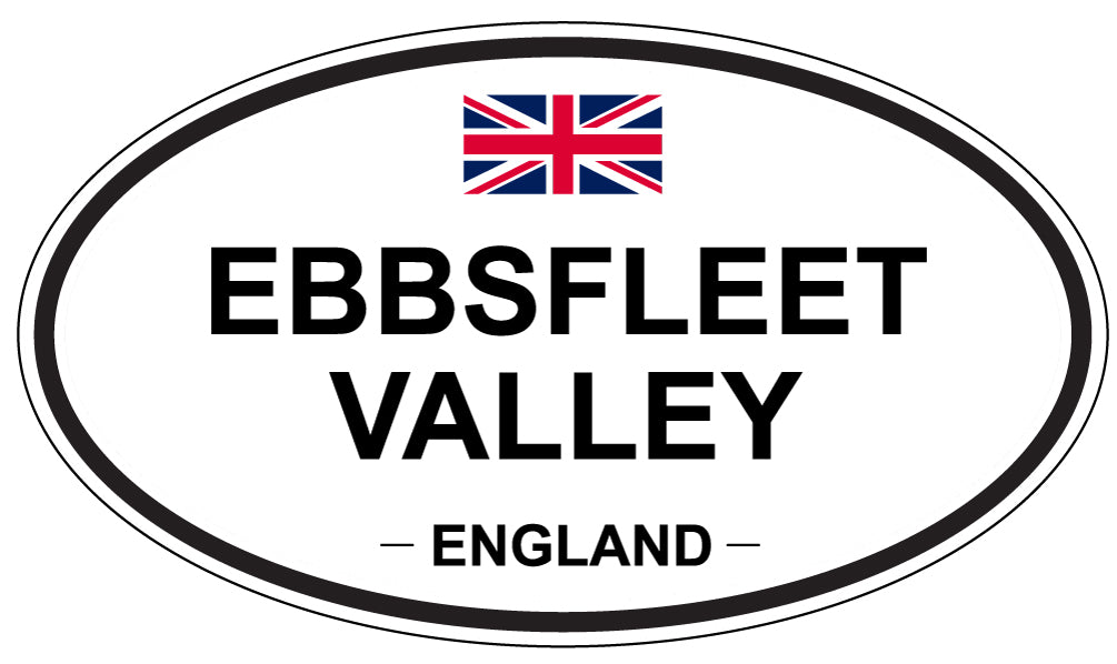EBBSFLEET VALLEY, England - Oval Magnet
