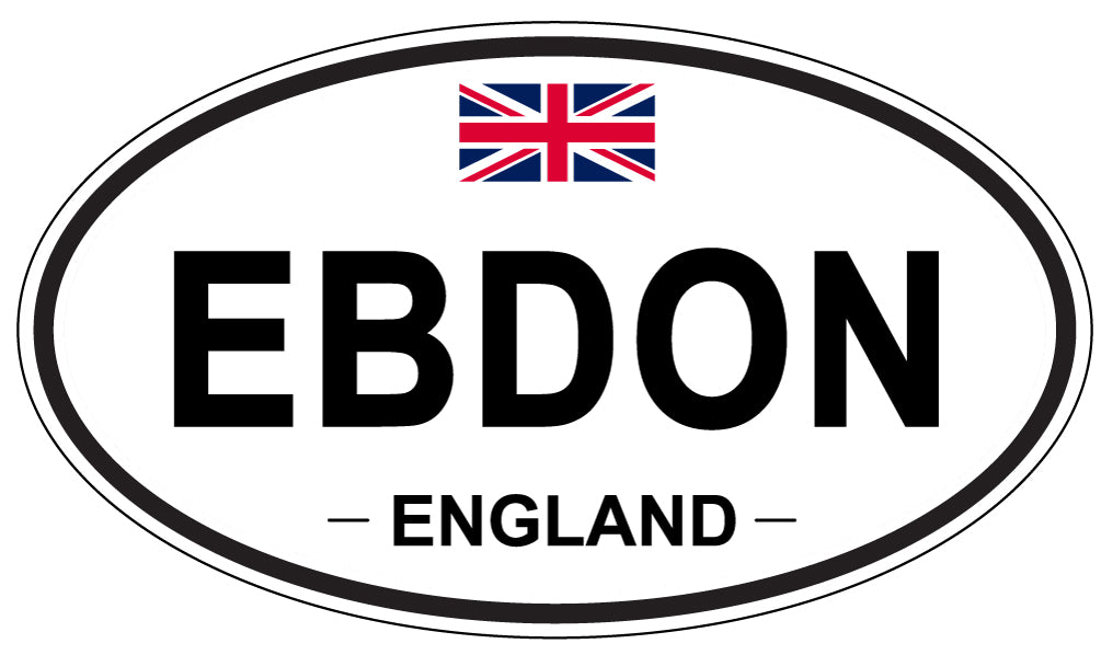 EBDON, England - Oval Magnet