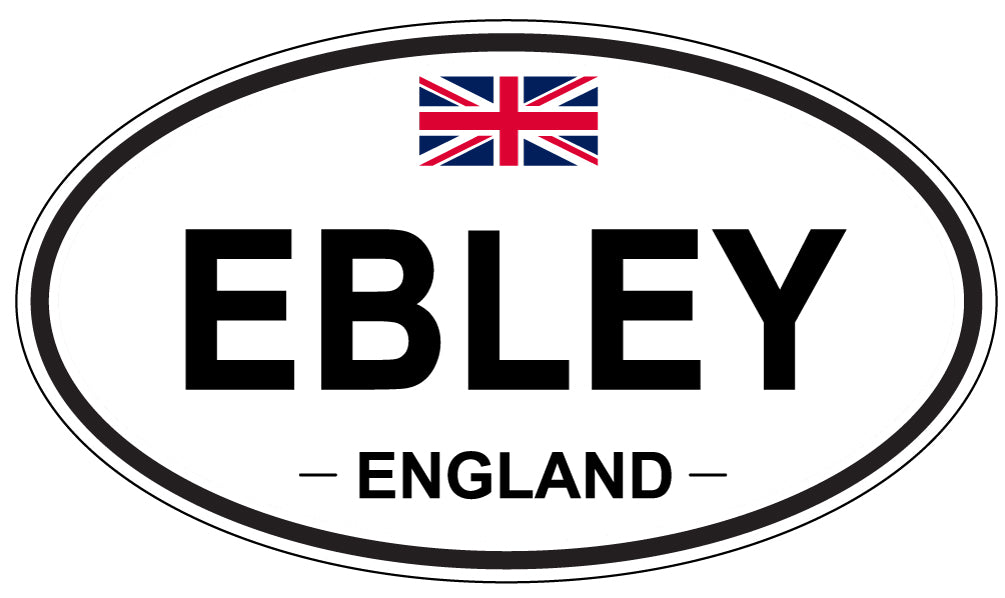 EBLEY, England - Oval Magnet