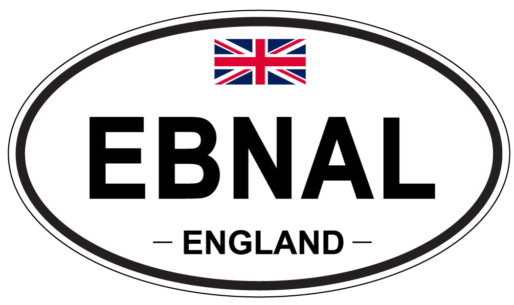 EBNAL, England - Oval Magnet