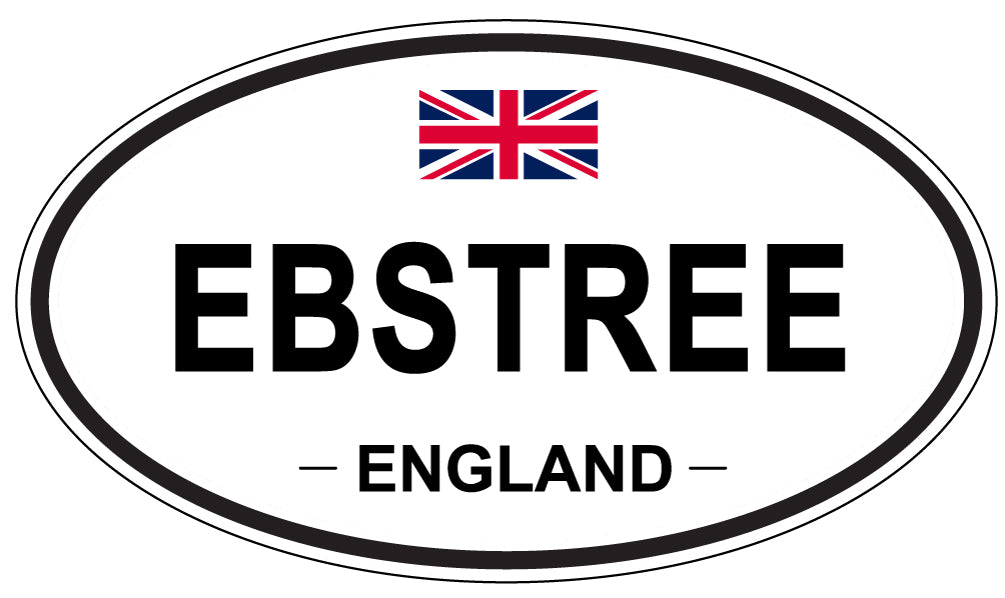 EBSTREE, England - Oval Magnet