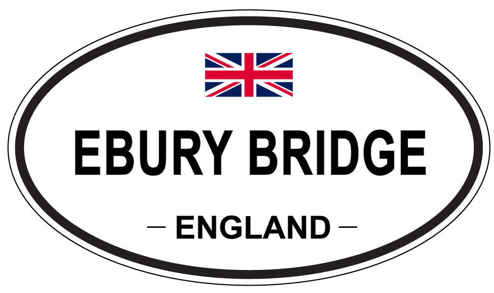 EBURY BRIDGE, England - Oval Magnet