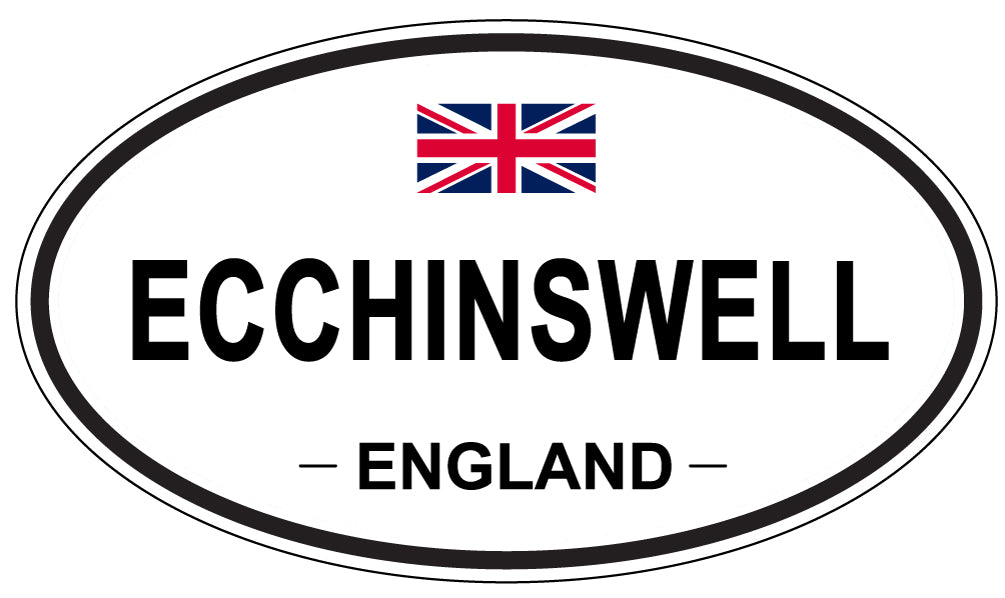 ECCHINSWELL, England - Oval Magnet