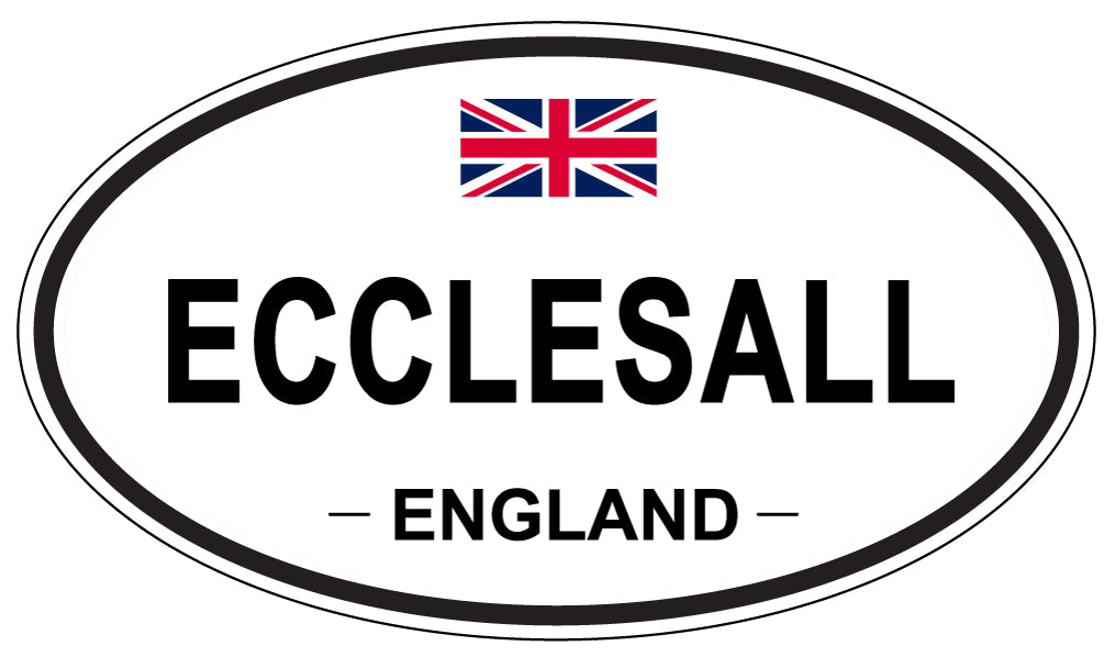 ECCLESALL, England - Oval Magnet