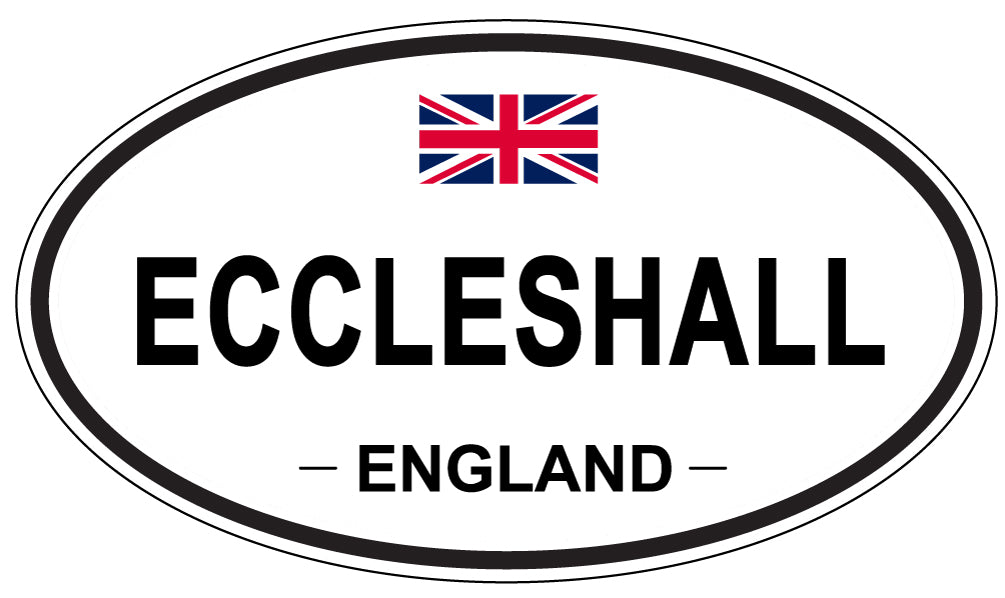 ECCLESHALL, England - Oval Magnet