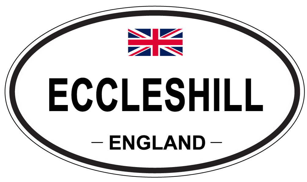 ECCLESHILL, England - Oval Magnet