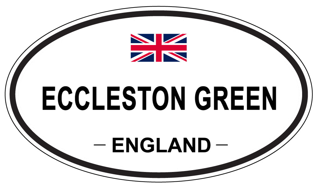 ECCLESTON GREEN, England - Oval Magnet