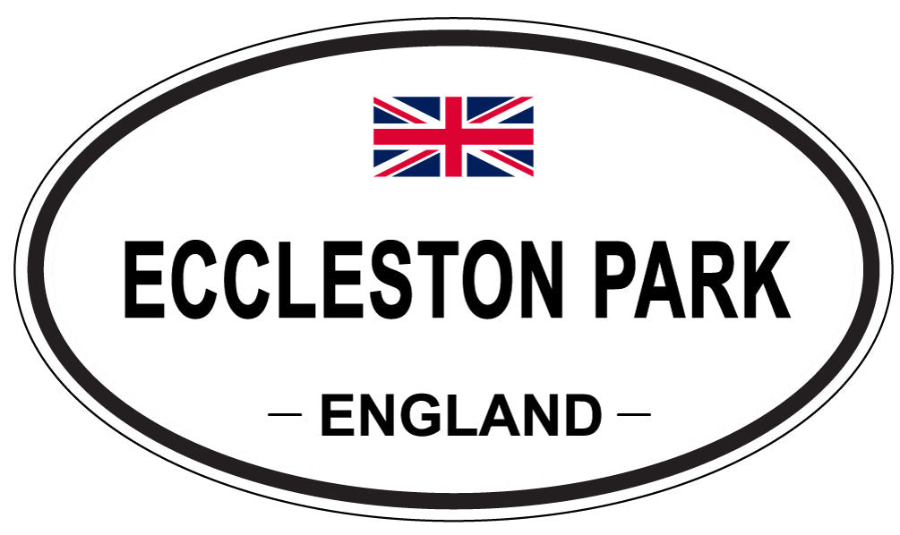 ECCLESTON PARK, England - Oval Magnet