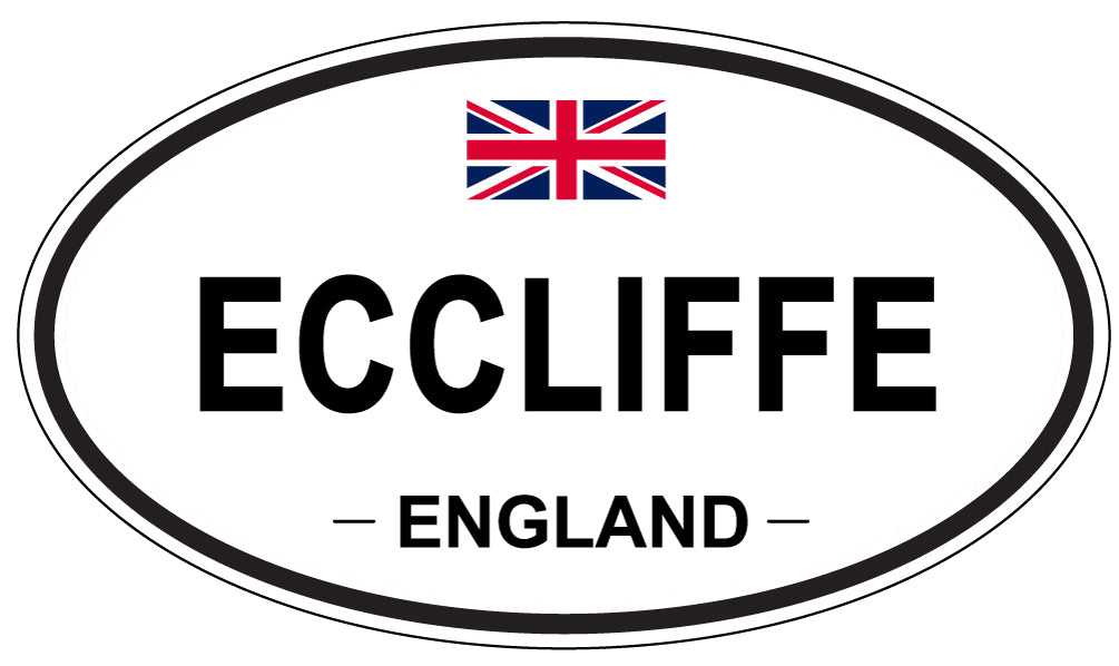 ECCLIFFE, England - Oval Magnet