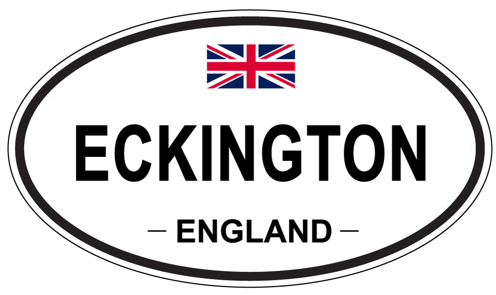 ECKINGTON, England - Oval Magnet