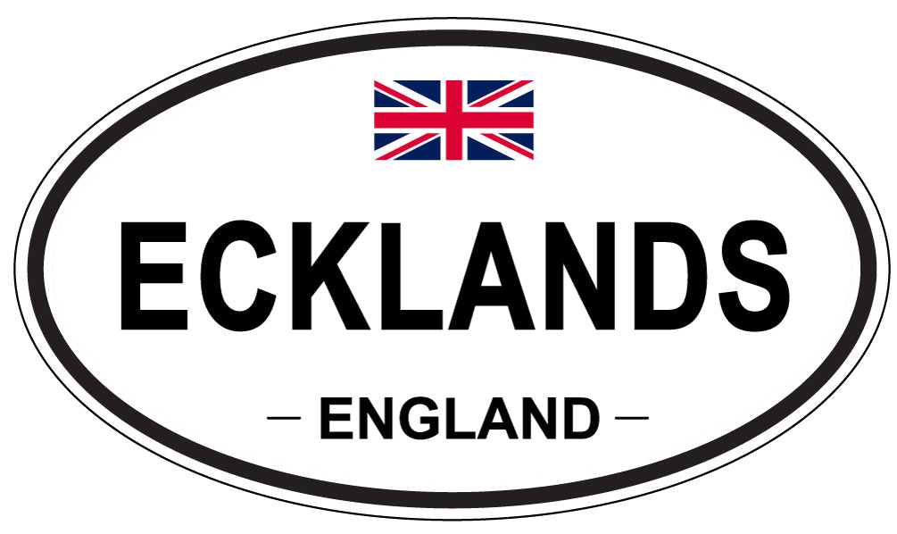 ECKLANDS, England - Oval Magnet