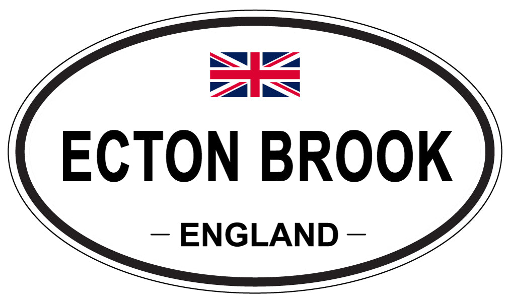 ECTON BROOK, England - Oval Magnet