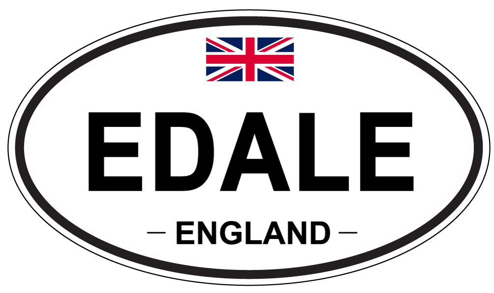 EDALE, England - Oval Magnet