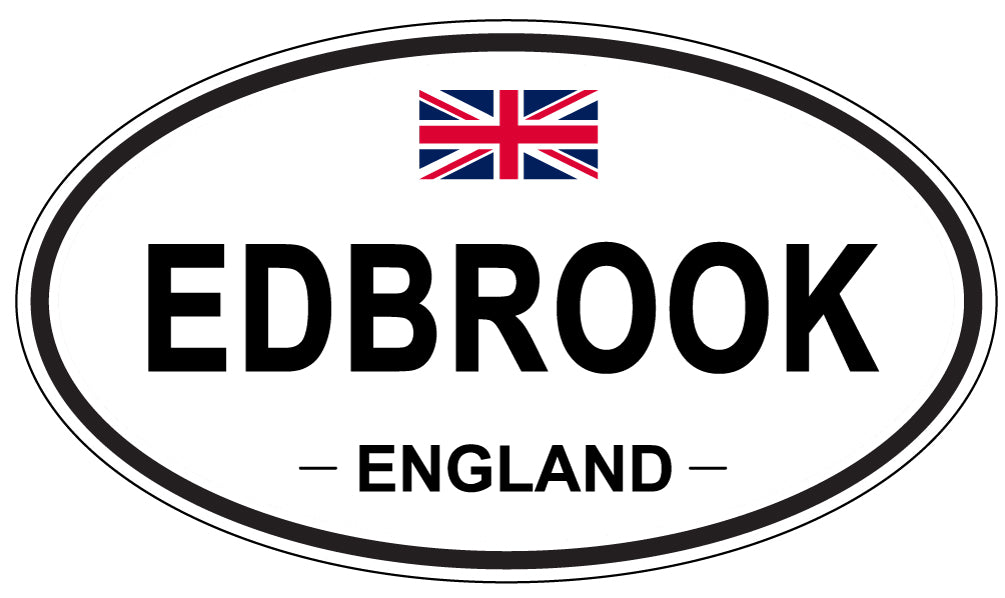 EDBROOK, England - Oval Magnet