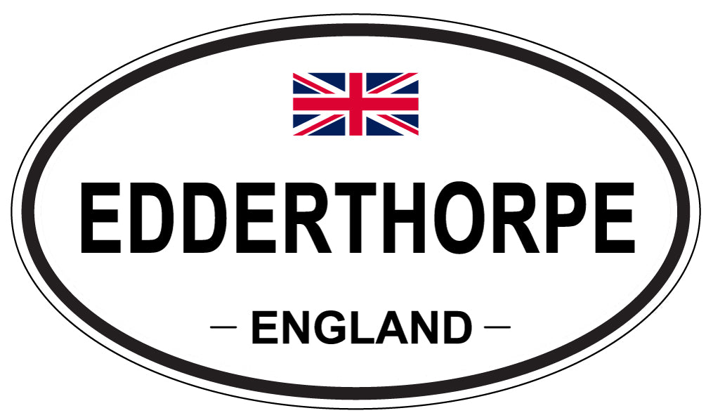 EDDERTHORPE, England - Oval Magnet