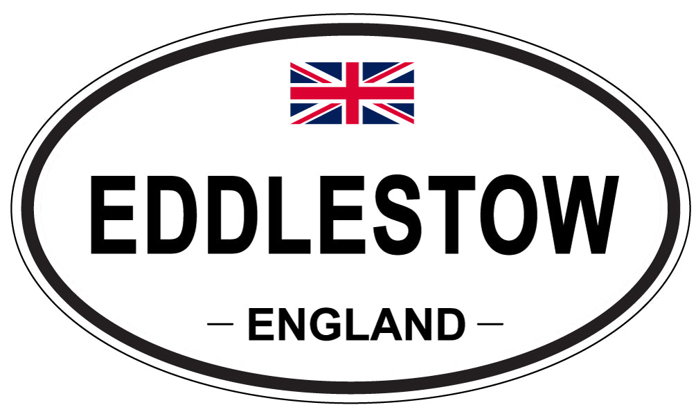 EDDLESTOW, England - Oval Magnet